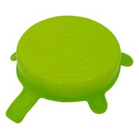 DWK Life Sciences フラスコ用シリコンリッド φ84~116mm 緑 291103136 1枚 4-2026-09（直送品）