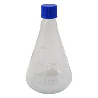 アズワン 三角フラスコ キャップ付 1000mL 8023C/1000 1個 3-6012-14（直送品）