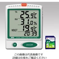 アズワン デジタル温湿度SDデータロガー 校正証明書付 AD5696 1台 1-2400-01-20（直送品）