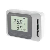 アズワン デジタル温湿度モニター(でかモニ) 校正証明書付 THA-01M 1個 4-794-01-20（直送品）