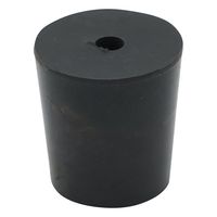 アズワン 穴あきゴム栓(バイトンR栓) 7号 Φ5mm 4-389-17 1個（直送品）