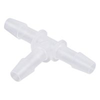 アズワン チューブコネクター(軟質チューブ用) T型同径 ID4.8ー6.4 1袋(10個入) EBTC64 1袋(10個)（直送品）