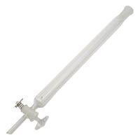 アズワン クロマトグラフ管(摺合有り) ガラスコックタイプ φ20mm CHG-20F-1938 1個 4-2663-04（直送品）