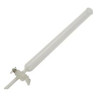 アズワン クロマトグラフ管(摺合無し) ガラスコックタイプ φ20mm CHG-20 1個 4-2665-02（直送品）