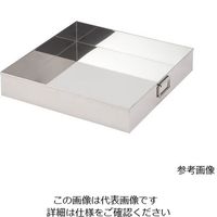 アズワン ステンレス大型バット(パタン取手付) 550×550×100mm 4-2998-02 1個（直送品）