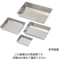 アズワン ステンレス直角バット（Rレス） 350×240×70mm 1個 4-2269-05（直送品）