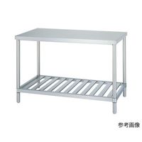 アズワン 静音ステンレス作業台 幅1800×奥行900×高さ800mm WS-18090SI 1個 4-2142-17（直送品）