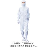 アズワン 無塵衣・AS199C 男女兼用ツナギ服 白 6L 1-6364-09 1着（直送品）