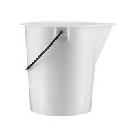 アズワン 目盛付厚手バケツ 15L 白色 注ぎ口有り 2000070589 1個 4-2070-04（直送品）