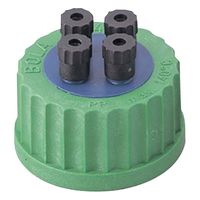 アズワン ねじ口瓶用キャップ(硬質チューブ用・GL45用) バルブ無し 1個入 D 608-08 1個 1-7405-03（直送品）