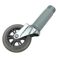 アズワン サイレントプラスチックワゴン用静音キャスター ストッパー無 4-1433-11 1個（直送品）