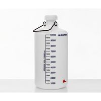 アズワン ハンドル付細口瓶(青目盛付) 10L 2000084133 1本(1個) 4-2060-02（直送品）