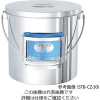 日東金属工業 カードホルダー付き容器 かぶせ蓋 吊り下げ 20L STB-CZ-30 1個 4-2953-03（直送品）