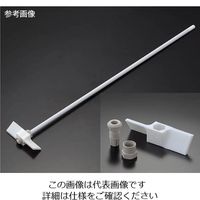 フロンケミカル フッ素樹脂（PTFE）パドル型撹拌棒 φ8