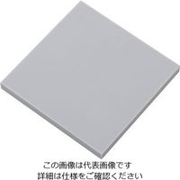 アズワン 樹脂板材（厚物） 硬質PVC・グレー 495×495