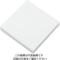 アズワン 樹脂板材(厚物) POM(ポリアセタール)・ナチュラル 495×495×50mm 4-2301-04 1個（直送品）