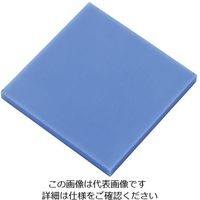 アズワン 樹脂板材（厚物） PA（MCナイロン（R））・青 495×495×30mm 1個 4-2302-03（直送品）
