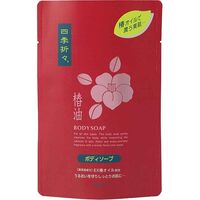 熊野油脂 四季折々 椿油ボディソープ 詰替用 4513574006416 1セット（450ML×24）（直送品）