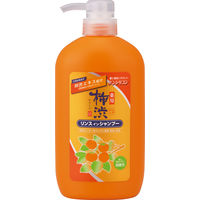 熊野油脂 薬用 柿渋リンスインシャンプー 本体 4513574025806 1セット（600ML×8）（直送品）