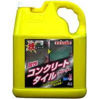 技シリーズ コンクリート・タイルクリーナー 4516825003417 1セット（4L×4） 友和（直送品）