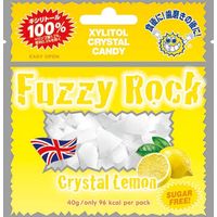 ビタットジャパン Fuzzy Rock(ファジーロック) キシリトールキャンディー レモン味 4562384604855（直送品）