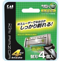 貝印 KAI4枚刃替刃 4901331017162 1セット(4個×12)（直送品）