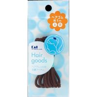 貝印 HL0125 スタンダードセレクション ヘアゴム太 茶 4901601277746 1セット(12個)（直送品）