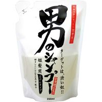 地の塩社 男のシャンプー 詰替用 4982757913429 1セット（250ML×10）（直送品）