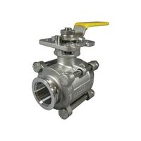 コンサス 真空ボールバルブ NWフランジ接続 NW25 1個 4-2584-01（直送品）