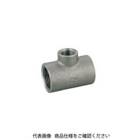 シーケー金属 CK 黒継手 径違いチー (RT) 100X15 CKクロRT100X15 1セット(3個)（直送品）