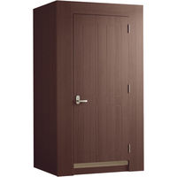 ストア・エキスプレス 木製フィッティングルーム ドアタイプ ダークブラン 2284-1310 1本（直送品）