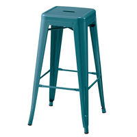 ストア・エキスプレス プレスハイスツール 座無し ブルーグリーン 2台 6301-305 1個（直送品）