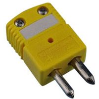 【並行輸入品】OMEGA ENGINEERING 熱電対標準コネクタ、Kタイプ(黄)、オス型 OSTW-K-M 1袋 (20個入)（直送品）
