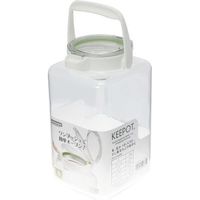 岩崎工業 食品保存容器 キーポット ホワイトグリーン