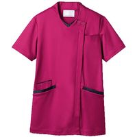 住商モンブラン スクラブ レディス 半袖 バーガンディ/ネイビー 73-2258 1枚　スクラブ（直送品）