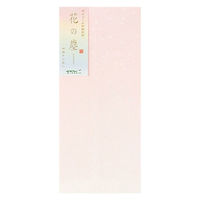 デザインフィル 封筒 ボリューム和紙 花の塵柄 4柄×3枚入 20428006 1セット（3冊）