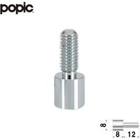 ファースト ポピック かざりビス4本セット ボルトタイプ no8b8-4 1セット(4本)（直送品）