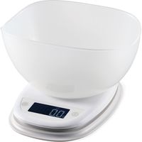 エレコム キッチンスケール/ボウル付/最大2kg/最小0.1g表示/ホワイト HCS-KS02WH 1個