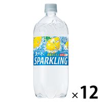 サントリー 天然水スパークリングレモン 1050ml 1箱（12本入）