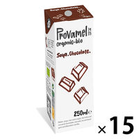 プロヴァメル オーガニック豆乳飲料 チョコレート味 250ml 1セット（15本）