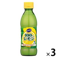 ミツカン サンキスト100％レモン 300ml 3個