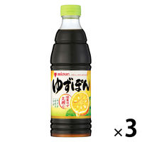 ミツカン ゆずぽん 600ml 3本