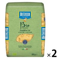 日清製粉ウェルナ ディチェコ No.34フスィリ オーガニック（有機栽培マカロニ） 1セット（2袋）