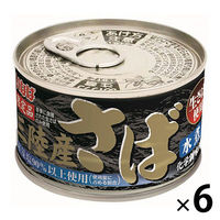 いなば食品 三陸産さば 水煮 6個