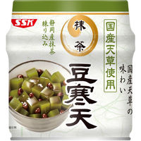 清水食品 国産天草使用 抹茶豆寒天 1缶