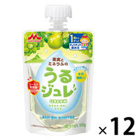 【1歳頃から】果実とミネラルのうるジュレ GREEN 100g 12個 森永乳業 ベビーフード 離乳食 ゼリー飲料