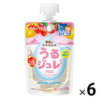 【1歳頃から】果実とミネラルのうるジュレ PINK 100g 6個 森永乳業 ベビーフード 離乳食 ゼリー飲料