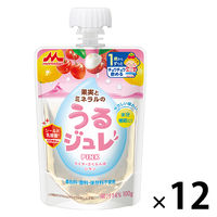 【1歳頃から】果実とミネラルのうるジュレ PINK 100g 12個 森永乳業 ベビーフード 離乳食 ゼリー飲料