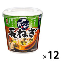 神州一味噌　おいしいね！！ 長ねぎ 即席みそ汁 カップタイプ　1セット（12個）