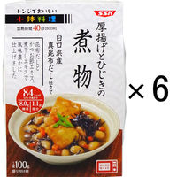 清水食品 レンジでおいしい！小鉢料理 厚揚げとひじきの煮物 100g 1セット（6個）